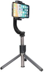 gigapack Kamera stabilizátor bluetooth szelfi bot (vezeték nélküli távirányítóval, állvány funkcióval, állítható, 86cm) FEKETE Asus Zenfone Go (ZC500TG), Samsung Galaxy J3 (2016) SM-J320, OnePlus (GP-101001)