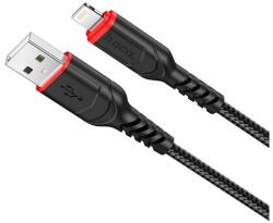 hoco. X59 adatkábel (USB - lightning, 60W, 2.4A, PD gyorstöltő, 300cm) FEKETE Apple IPAD mini 2 , iPhone 6 4.7, IPAD Pro 12.9 (2017) (X59_USB_LIGHTNING_)