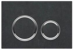 Geberit Sigma21 Clapeta de actionare Dual Flush, antracit/ crom (ardezie mustang) (115884JM1)