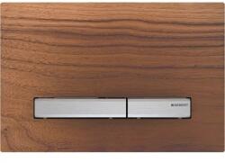 Geberit Sigma50 Clapeta de actionare dual-flush, maro/crom (nuc american) (115.788.jx.2)