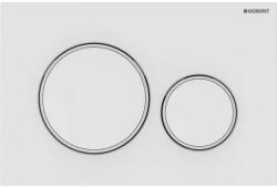 Geberit Sigma20 Clapeta de actionare WC dual-flush, alb lucios (115.882.11.1)