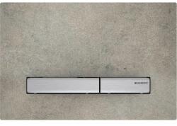 Geberit Sigma50 Clapeta de actionare dual-flush, gri/crom (aspect beton) (115.788.jv.2)