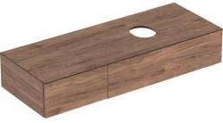 Geberit VariForm Masca lavoar baie 2 sertare 135x51 cm, maro (nuc american hickory) (501.180.00.1)