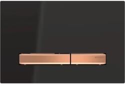 Geberit Sigma50 Clapeta de actionare dual-flush, negru/rose gold (115.670.dw.2)