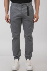 Double Pantaloni Elastic cu Croială Slim Blue CCP-4039 (CCP-4039)