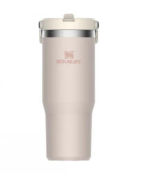 STANLEY Cana Termoizolanta cu pai The IceFlow Flip Straw Tumbler Rose Quartz 0.89L / 30oz - 10-09993-196 (10-09993-196)