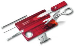 Victorinox Multifunctional Victorinox SwissCard Lite, rosu transparent - 0.7300. T (0.7300.T)