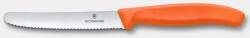 Victorinox Cutit de Bucatarie Victorinox Swiss Classic Tomato and Table Knife, Portocaliu - 6.7839. C1 (6.7839.C1)