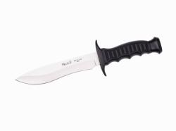 Muela Cutit Outdoor Muela 85-161, maner cauciuc si zamak negru lama 16cm (85-161)