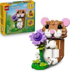 LEGO® Creator 3-in-1 - Aranyos hörcsög egy virággal (31376)