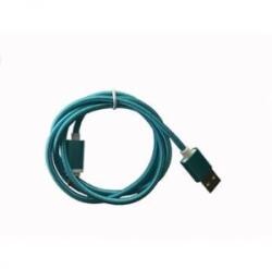 BlackBird Lightning Adatkábel 2m, Kék 2A, Extra erős anyagból, (BH162 BLUE) (BH162 BLUE)