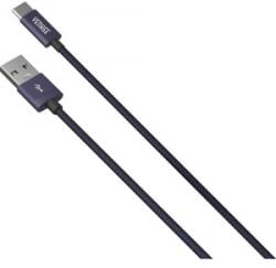 YENKEE USB A 2.0 / USB C szinkronizáló és töltőkábel 2m kék (YCU 302 BE) (YCU 302 BE)