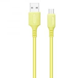 ColorWay USB-A - MicroUSB adat- és töltőkábel 1m sárga (CW-CBUM043-Y) (CW-CBUM043-Y)