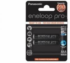 Panasonic Eneloop Pro 1.2V AAA 930mAh akku (2db) /BK-4HCDE-2BE/ Ready to use (BK-4HCDE-2BE)
