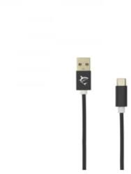 White Shark ADDER-2 USB-A - USB-C kábel 2m fekete (W029807) (W029807)