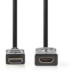 Nedis ultra HD HDMI hosszabbító kábel 3m (CVGL34096BK30) (CVGL34096BK30)
