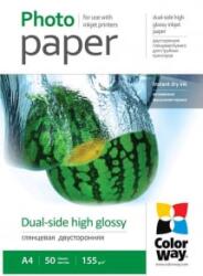 ColorWay CW-PGD220050A4 High Glossy kétoldalas fotópapír A4/50db fényes (PGD220050A4)