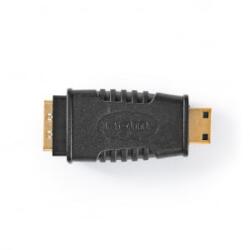 Nedis HDMI adapter, HDMI mini csatlakozó - HDMI aljzat, fekete (CVGP34906BK)
