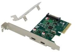 Conceptronic 2x USB-C 3.2 Gen2 bővítő kártya PCIe (EMRICK07G) (EMRICK07G)