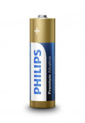 Philips Premium Alkaline AA elem 4db (LR6M4B/10) (LR6M4B/10) - aqua