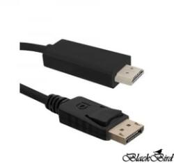 BlackBird Displayport 1.2 to Displayport 4K 60Hz kábel 2m (BH1257) (BH1257)