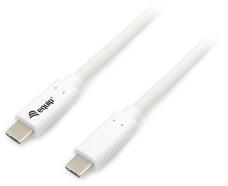 Equip Átalakító Kábel - (USB-C 3.2 Gen1 to USB-C, apa/apa, PD: 60W, fehér, 1m) (128361) (128361)