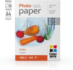 ColorWay Fotópapír, matt (matte), 220 g/m2, A4, 100 lap (PM220100A4) (PM220100A4) - aqua