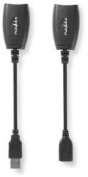 Nedis aktív USB hosszabító UTP kábelen (CCGB60EXTBK500) (CCGB60EXTBK500)