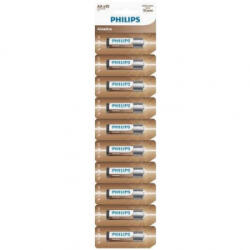 Philips alkáli AA ceruzaelem 10db (LR6AL10S/10) (LR6AL10S/10) - aqua