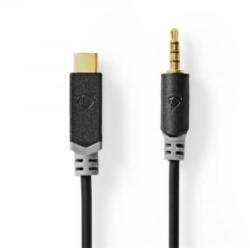 Nedis USB-C - 3, 5 mm sztereo jack kábel 1m (CCBW65950AT10) (CCBW65950AT10)