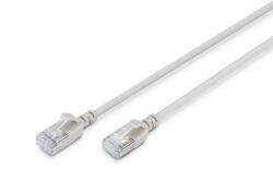 ASSMANN Cablaj subțire RJ45-RJ45, Cat. 6A, F/FTP, AWG 32/7, LSOH, 7 m, gri (DK-1632-A-070S)