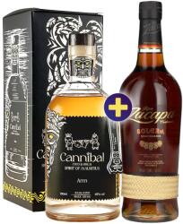  Cannibal Arm Coco & Rhum 40% 0, 7l GB + Zacapa Solera Gran Reserva 40% 0, 7l szett
