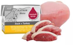 PLATINUM Menu nedves kutyatáp - kacsa + pulyka 90 g