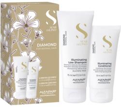 ALFAPARF Milano Semi di Lino Diamond Minisize Kit utazó szett kozmetikumokra a tündöklő fényért