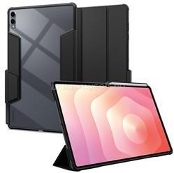 Spigen AIR SKIN PRO tok álló, ECO bőr hatású (aktív FLIP, oldalra nyíló, TRIFOLD, asztali tartó, ceruza tartó) FEKETE (ACS10221) (ACS10221)