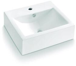 Bathco 0010 - BOLONIA ráültethető mosdó 51x45, 5 cm porcelán/fehér 0010 (BO0001)