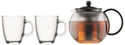 Bodum Assam teáskanna 1, 0l + 2db 0, 35l pohár