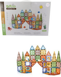 Mamido Színes mágneses építőkészlet tengeri világ 93 darab ábécével MT1517 (MT1517) - jatekokminiszteriuma