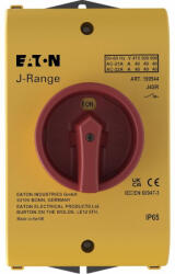 Eaton J főkapcsoló, 40A, tokozott, három pólusú, piros forg. kar, j40/r-199544 (199544)