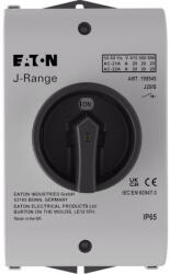 Eaton J főkapcsoló, 20A, tokozott, három pólusú, fekete forg. kar, j20/b-199545 (199545)
