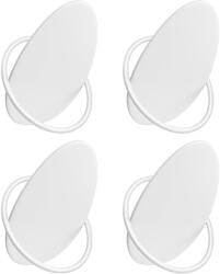 Songmics Home Fali fogas 4 db, falra szerelhető, fehér (LCR039W01)