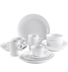  Porcelán étkészlet, 14 darabos, 2 személyes, Kahla, Five Senses