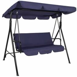  3 személyes kerti hinta, kék