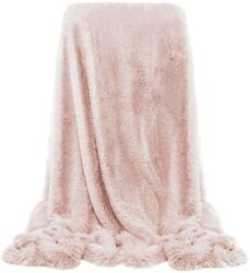 Springos meleg pléd, 200x220 cm - Rózsaszín (HA7059)