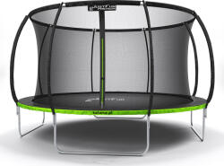  Just Fun Prémium Fekete Kerti Trambulin - 3, 6 m 374 cm