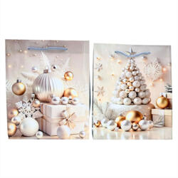  Karácsonyi papírtasak fehér 18*21, 5*8 cm, többféle