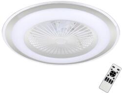 LAMPA ventilátor ZEPHYR SILVER 48W LED+ TÁV