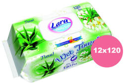 Lara Aloe Vera törlőkendő kupakos 12x120 db