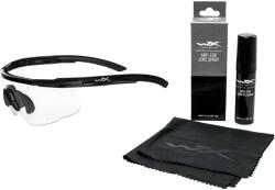 Wiley X Ochelari tactici Wiley X Saber Advanced - Clear Matte Black + Anti-Fog Cleaner Kit - set
