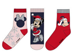 Korrekt Web Disney Minnie Snow Blue Karácsonyi Gyerek Zokni 31/34